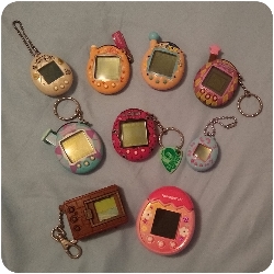 a full collection picture of my virtual pets.